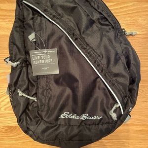 Eddie Bauer Stowaway Bag Unisex Shoulder Sling Backpack Crossbody Daypack